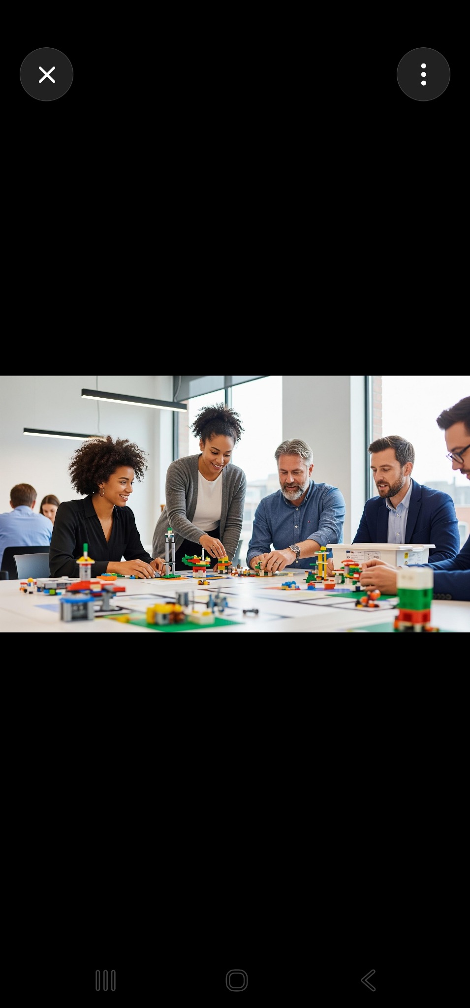Oficina lúdica de construção em equipe